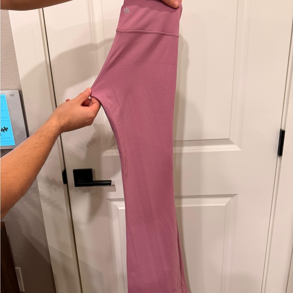 Lululemon Athletica mid rise Mauve Leggings